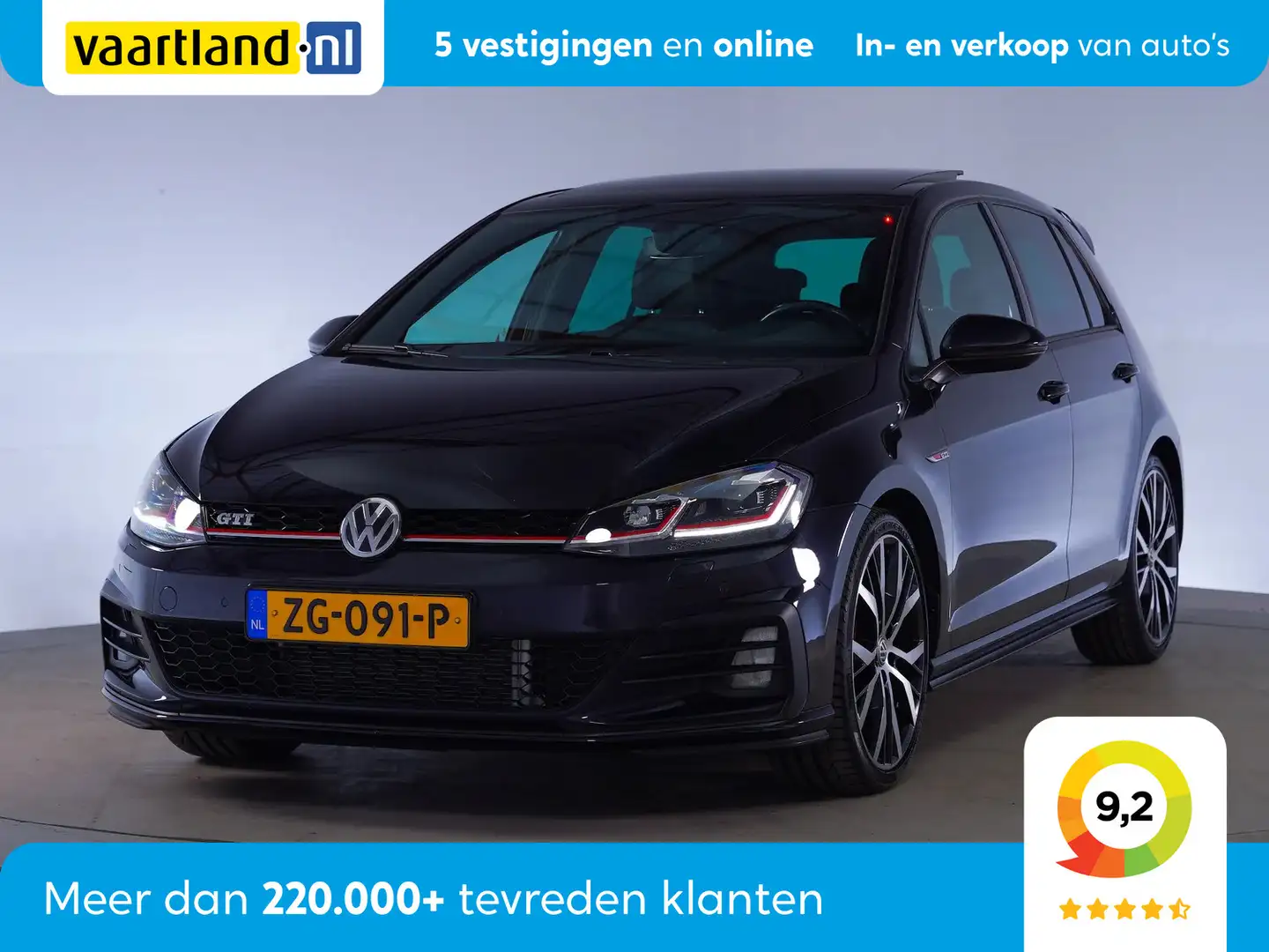 Volkswagen Golf GTI 2.0 TSI Performance [Panoramadak Leer Virtual Cock Czarny - 1