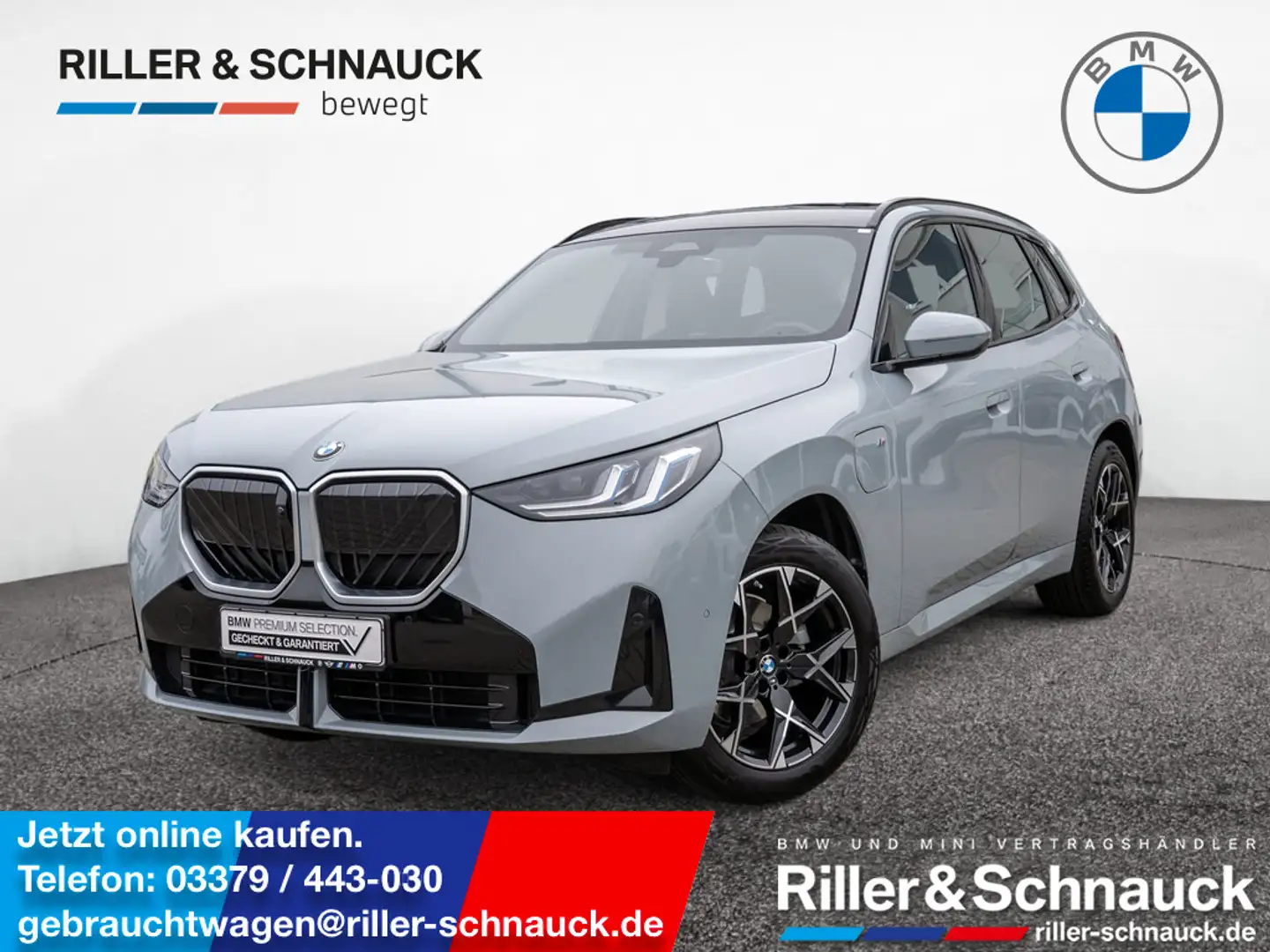 BMW X3 xDrive 30e M-Sport AHK ACC LED PANO 360° Grau - 1