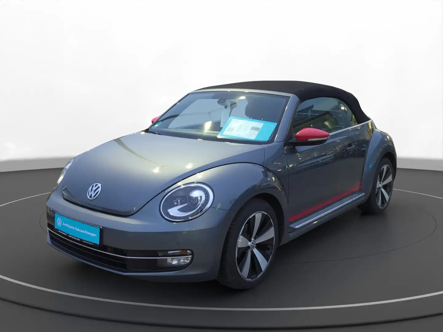 Volkswagen Beetle Cabriolet 1.2 TSI DSG CLUB | XENON | NAVI Šedá - 2