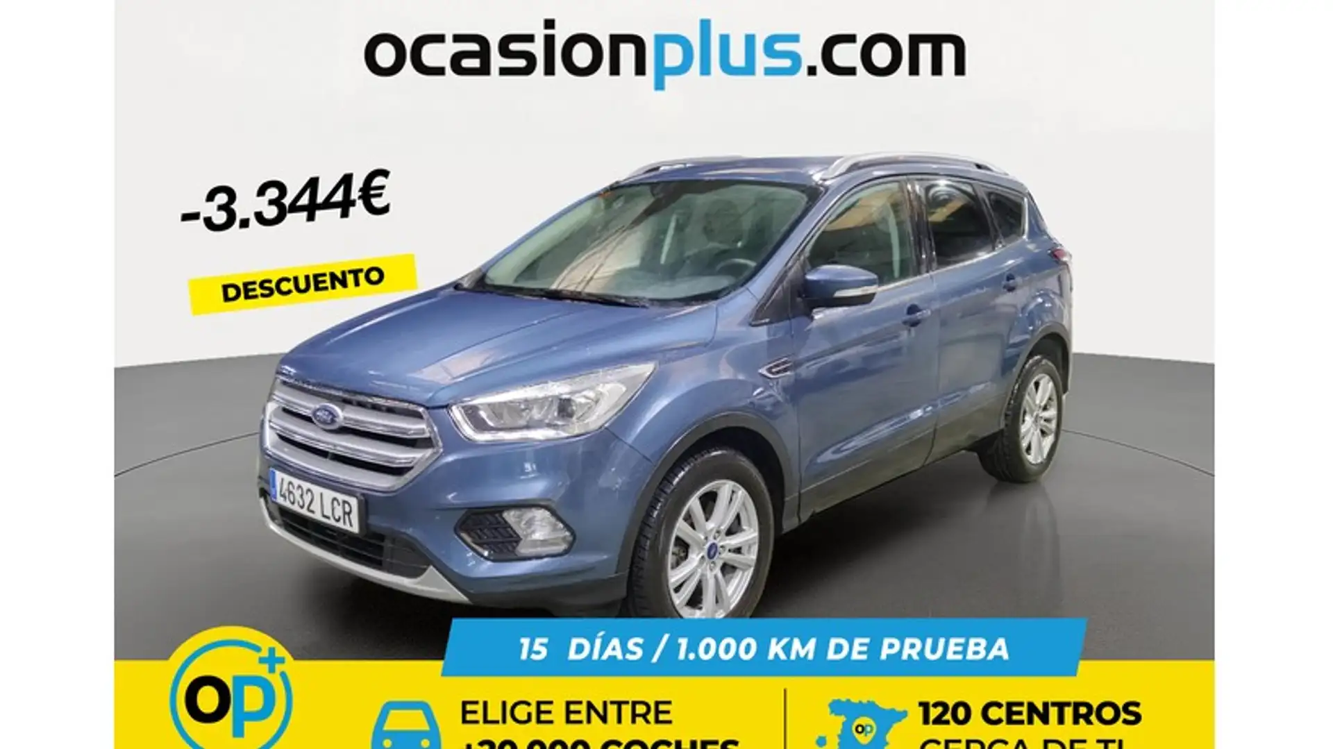 Ford Kuga 2.0TDCi Auto S&S Trend+ 4x2 120 Azul - 1