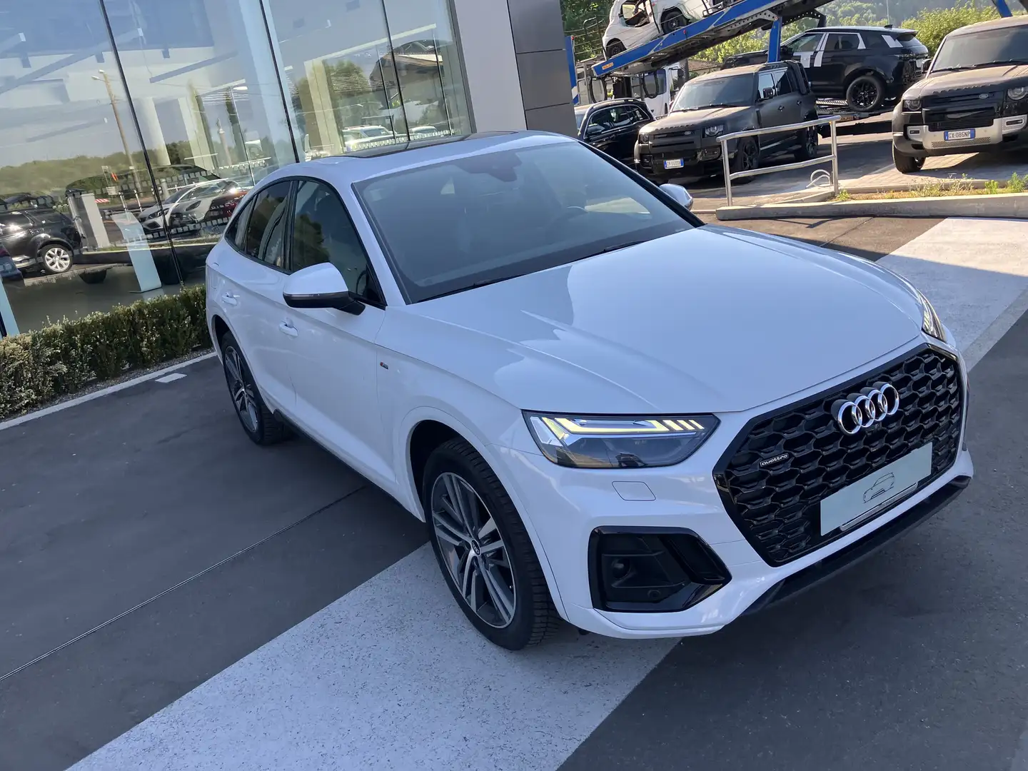 Audi Q5 Q5 40TDI SP.BACK mhev S line Plus quattro 204cv AT Bianco - 1