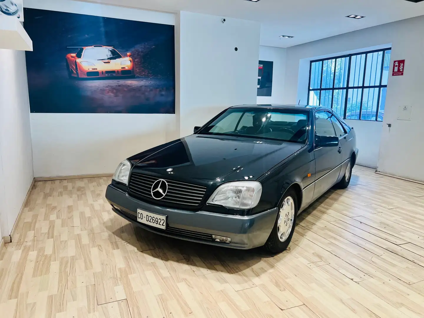 Mercedes-Benz 600 SEC - V12 — book service- targa originale Negru - 2
