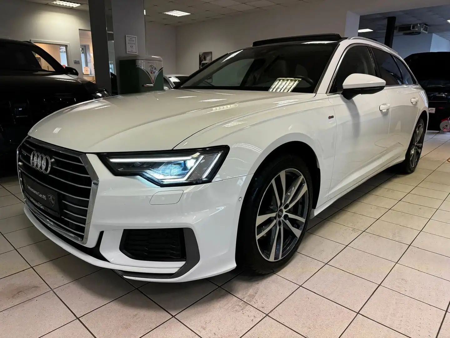 Audi A6 Avant 45 TDI S Line Matrix/Pano/Ambiente+/B&O Blanc - 1