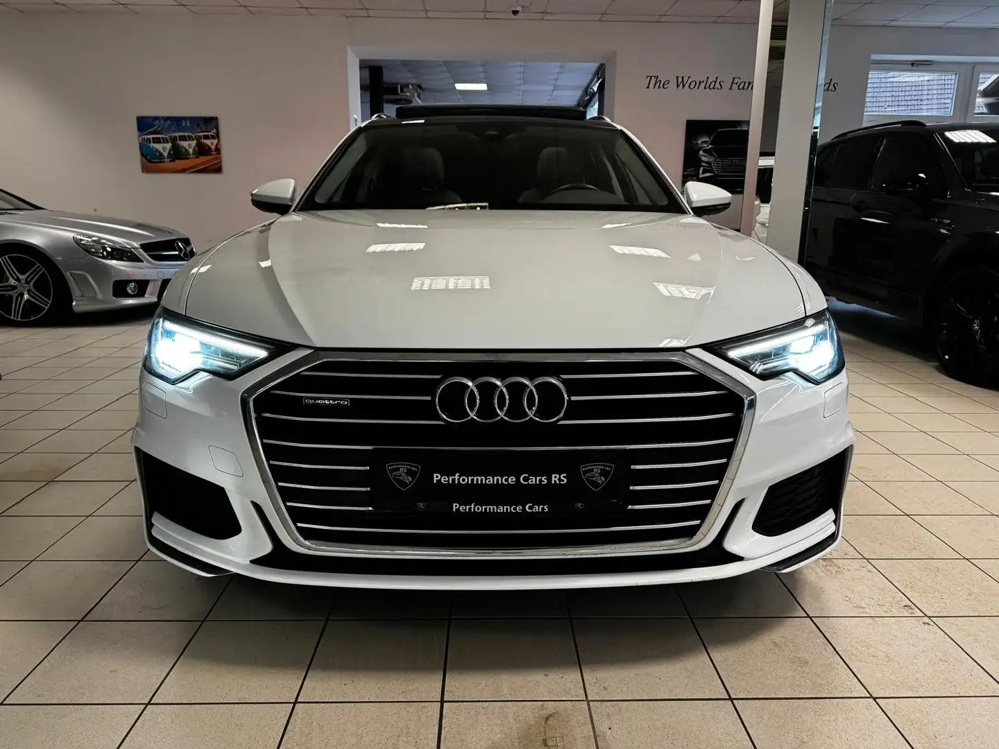 Audi A6 Avant 45 TDI S Line Matrix/Pano/Ambiente+/B&O Blanc - 2
