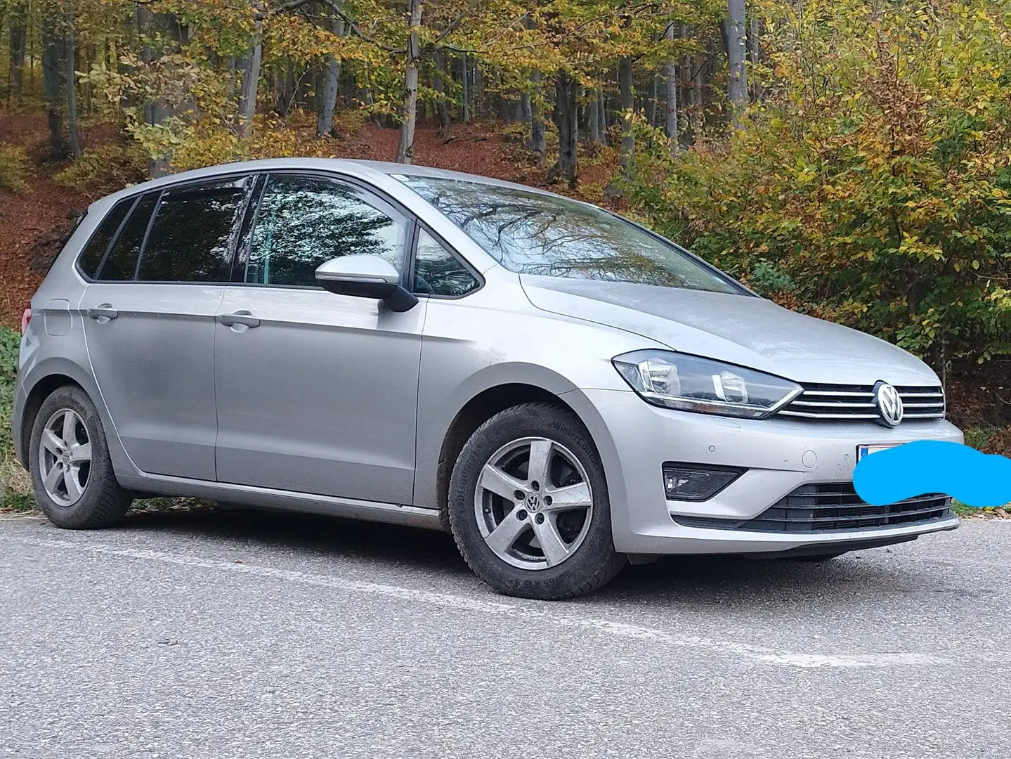 Volkswagen Golf Sportsvan Comfortline BMT 1,4 TSI DSG Silber - 1