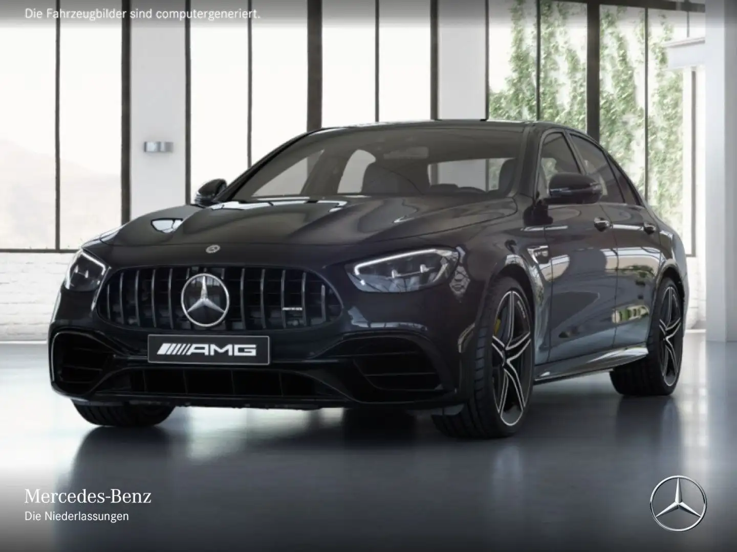 Mercedes-Benz E 63 AMG E 63 S 4M AMG+DRIVERS+NIGHT+PANO+360+LED+STHZG+20" Schwarz - 2
