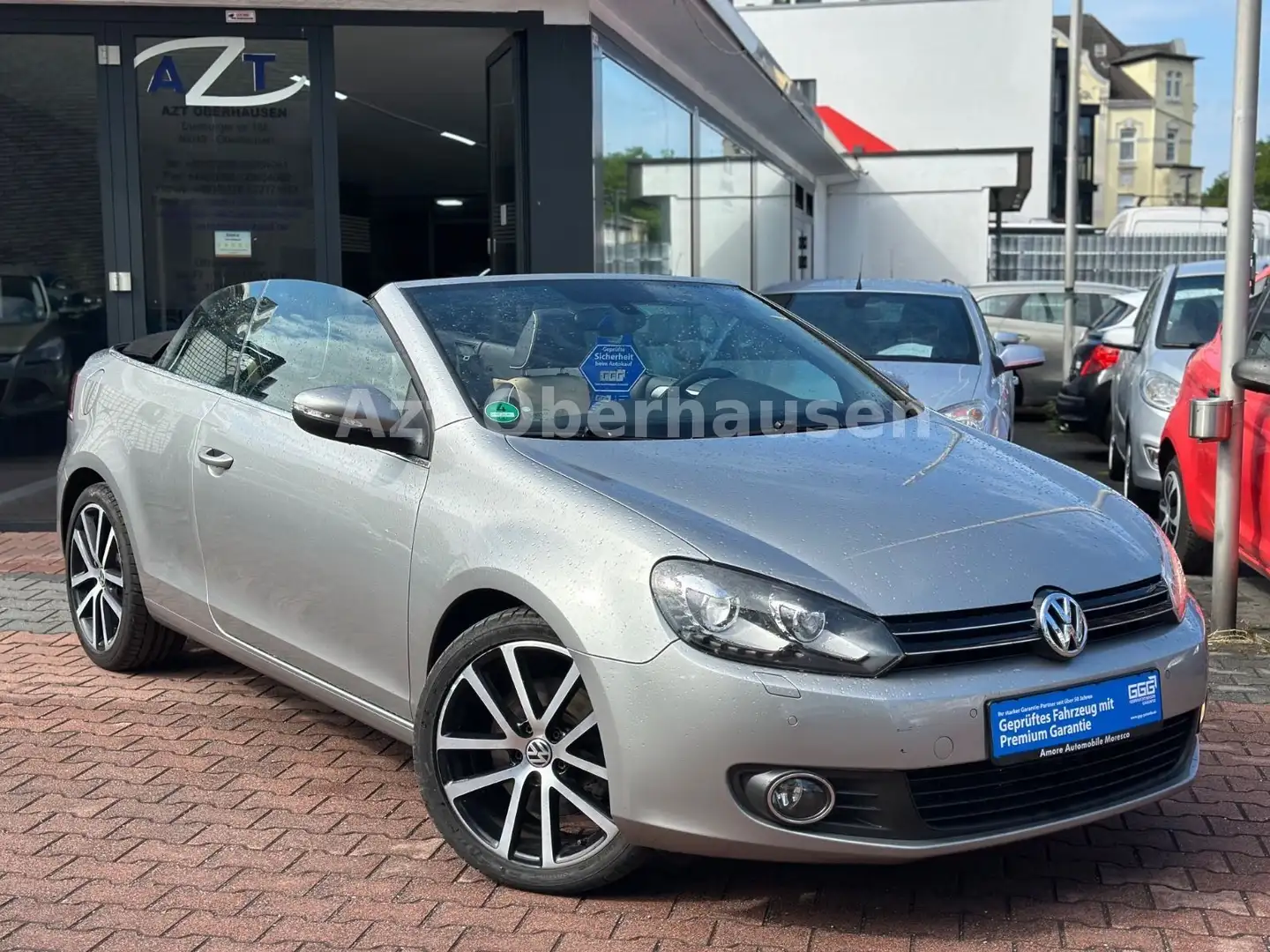 Volkswagen Golf VI Cabriolet Exclusive*SCHECKHEFT VOLL* Argintiu - 1
