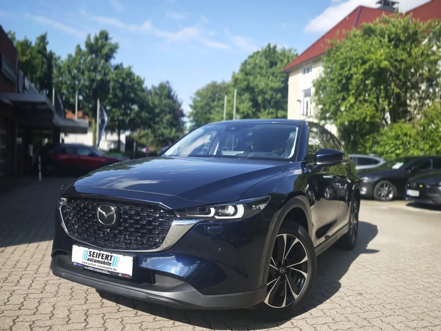 Mazda CX-5 e-SKYACIV G 194 EXCLUSIVE-LINE COMB SUNR Blau - 1