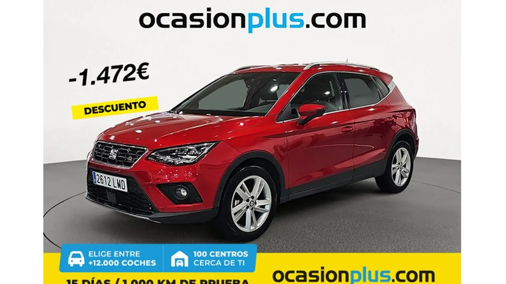 SEAT Arona 1.0 TGI S&S FR 90 Rojo - 1