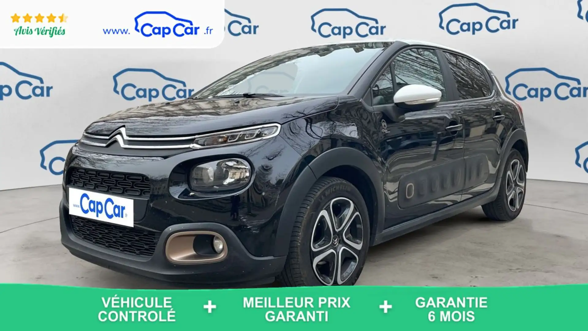 Citroen C3 1.2 PureTech 110 EAT6 Ambiance - Automatique Noir - 1