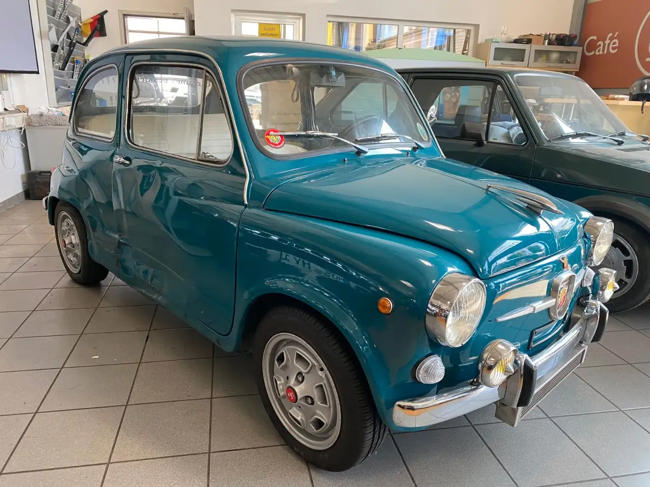 Fiat 500 600 Abarth Seitenschaden, foto 3