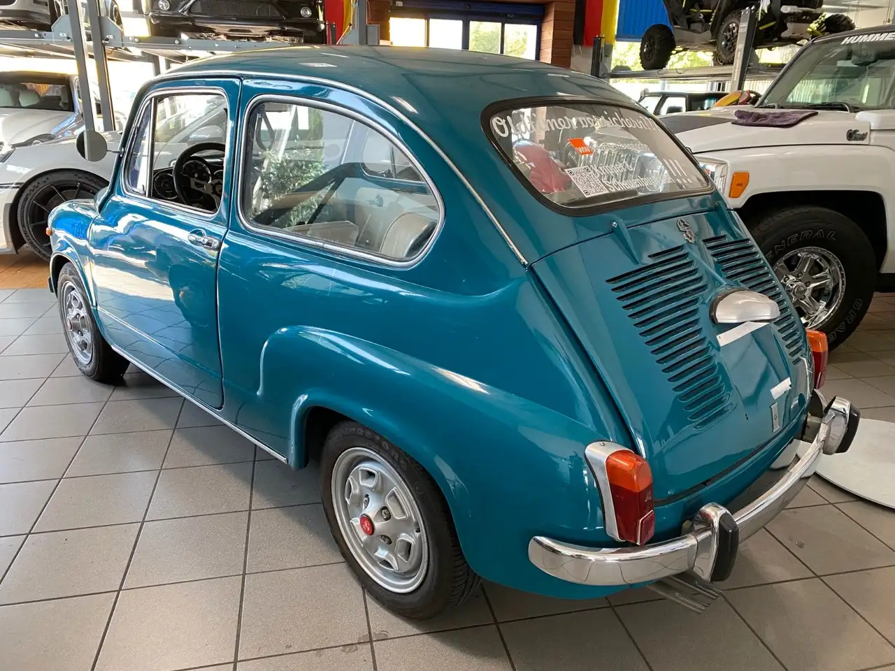 Fiat 500 600 Abarth Seitenschaden, foto 2