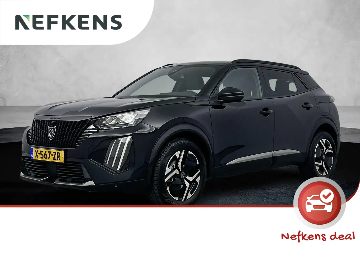Peugeot 2008 1.2 100pk Allure | 360 Camera | Stoelverwarming | Zwart - 1