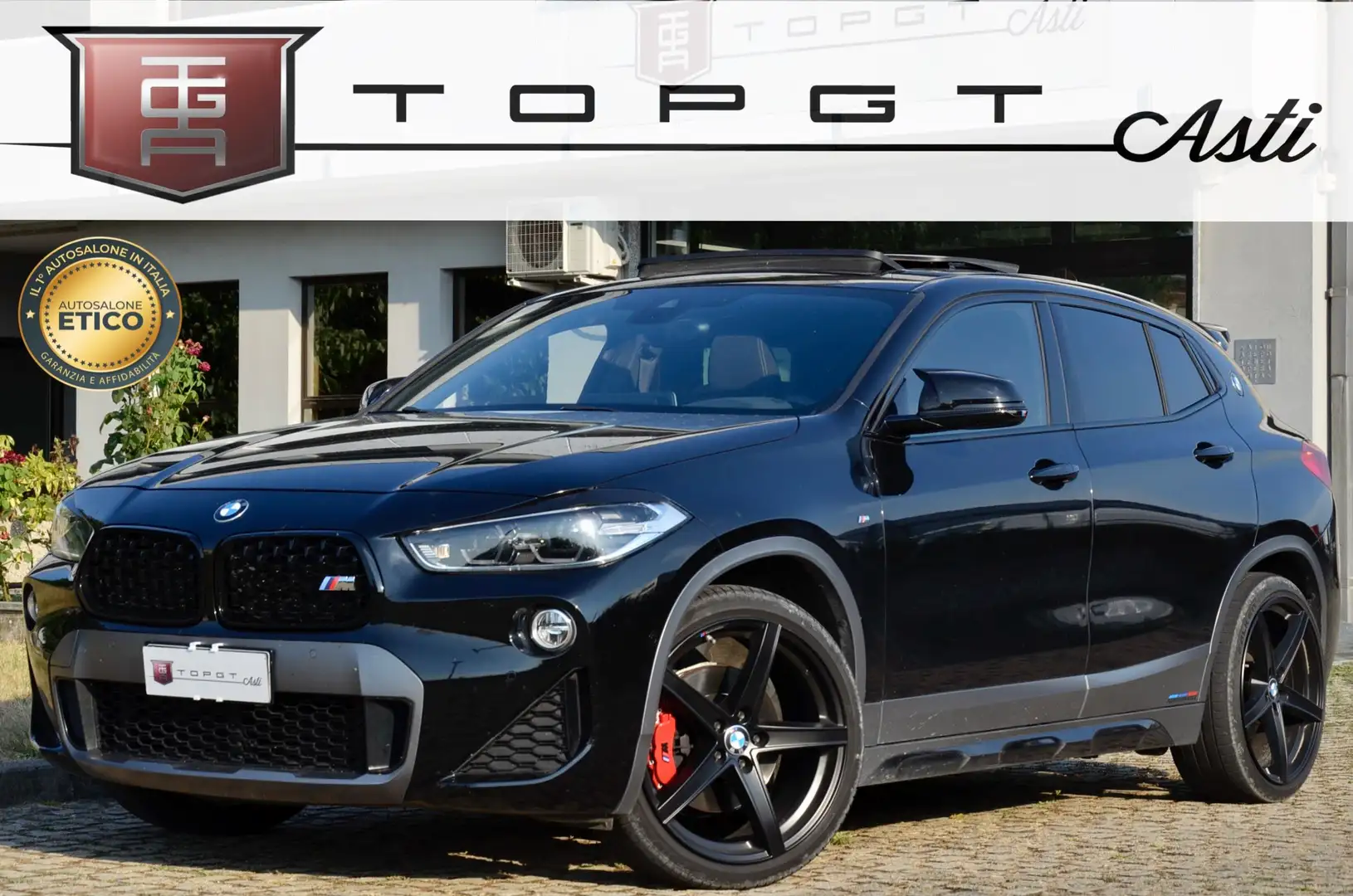 BMW X2 xdrive25d MSport X 231cv auto TETTO , PERMUTE Nero - 1
