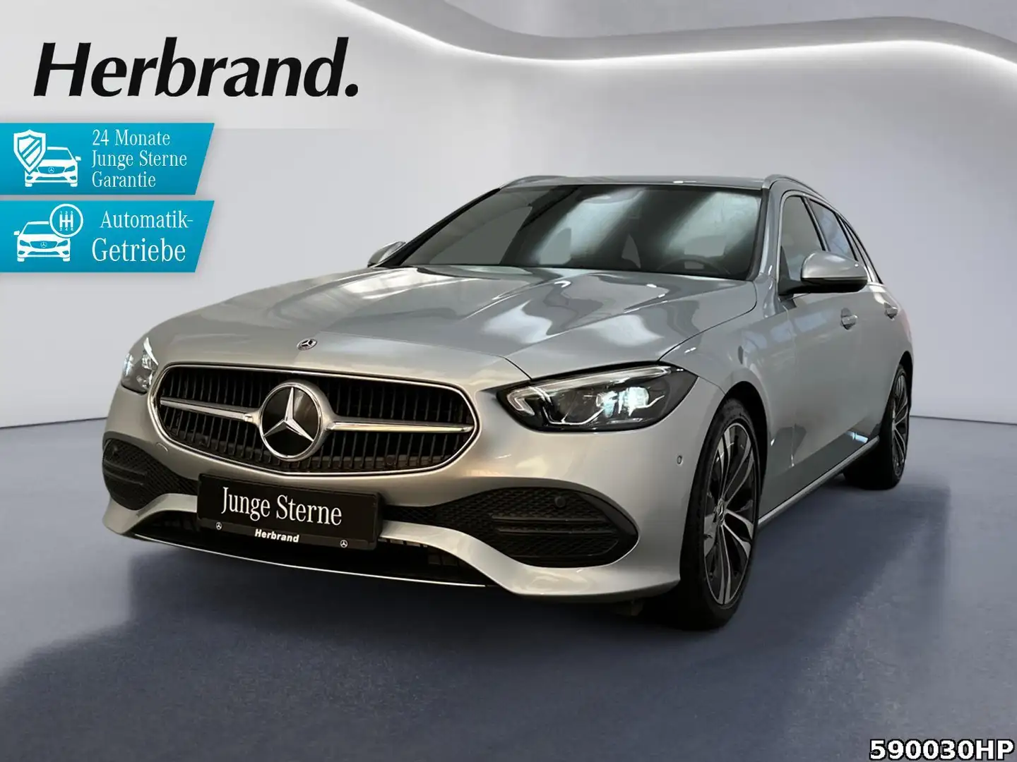 Mercedes-Benz C 200 T Avantgarde Distr.,Ambiente,Kamera Argent - 1