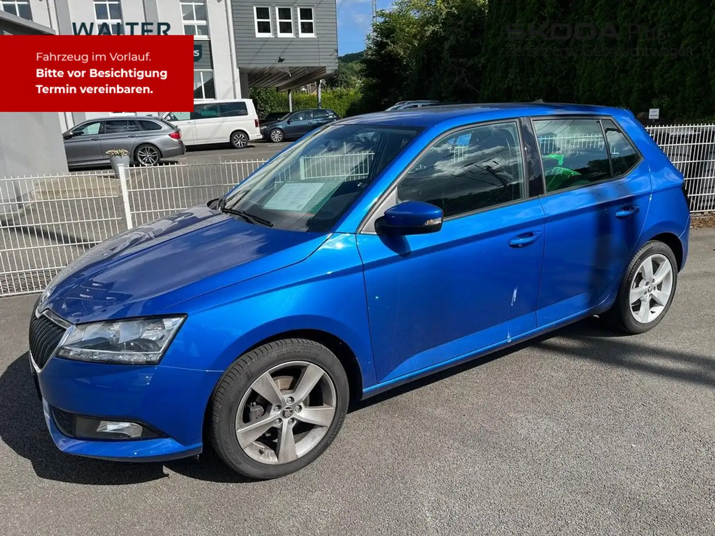 Skoda Fabia 1.0 Cool Plus SHZ PC Bleu - 2