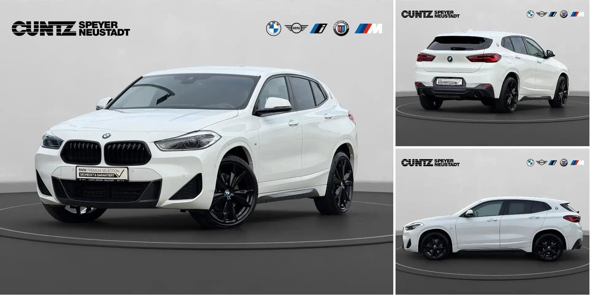 BMW X2 xDrive20d M Sport Anhängerk. Parkassist. Rückfahrk Weiß - 1