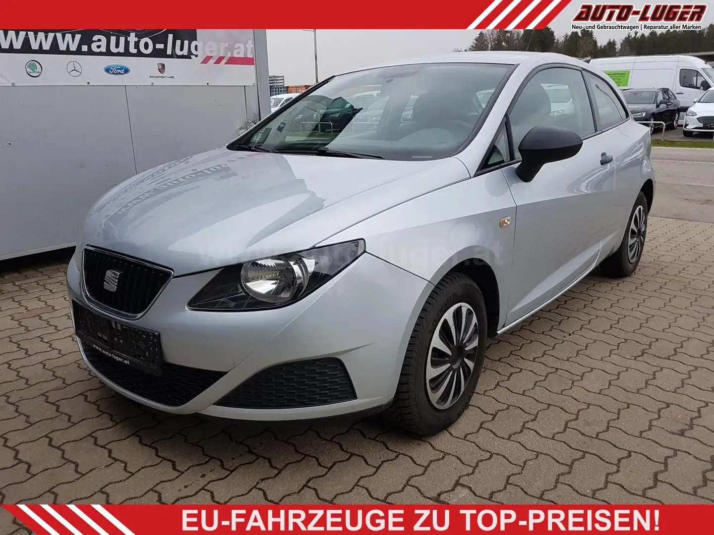 SEAT Ibiza SC Reference 1,2 Ltr. - 51 kW 12V 51 kW (69 PS)... Silber - 1