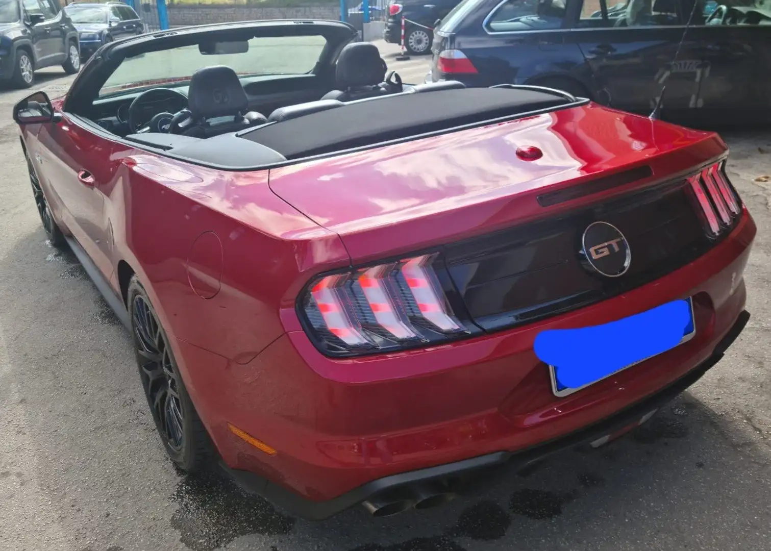 Ford Mustang Mustang+Convertible+5.0+V8+GT+450cv+auto+my20 Rosso - 2