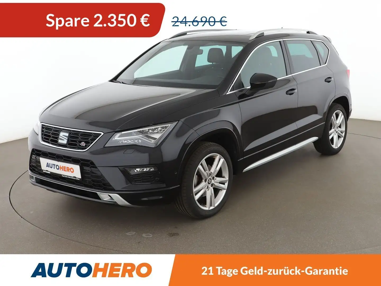 SEAT Ateca 1.5 TSI ACT FR Aut.*PANO*ACC*CAM*LED*NAVI*PDC*SHZ* Schwarz - 1