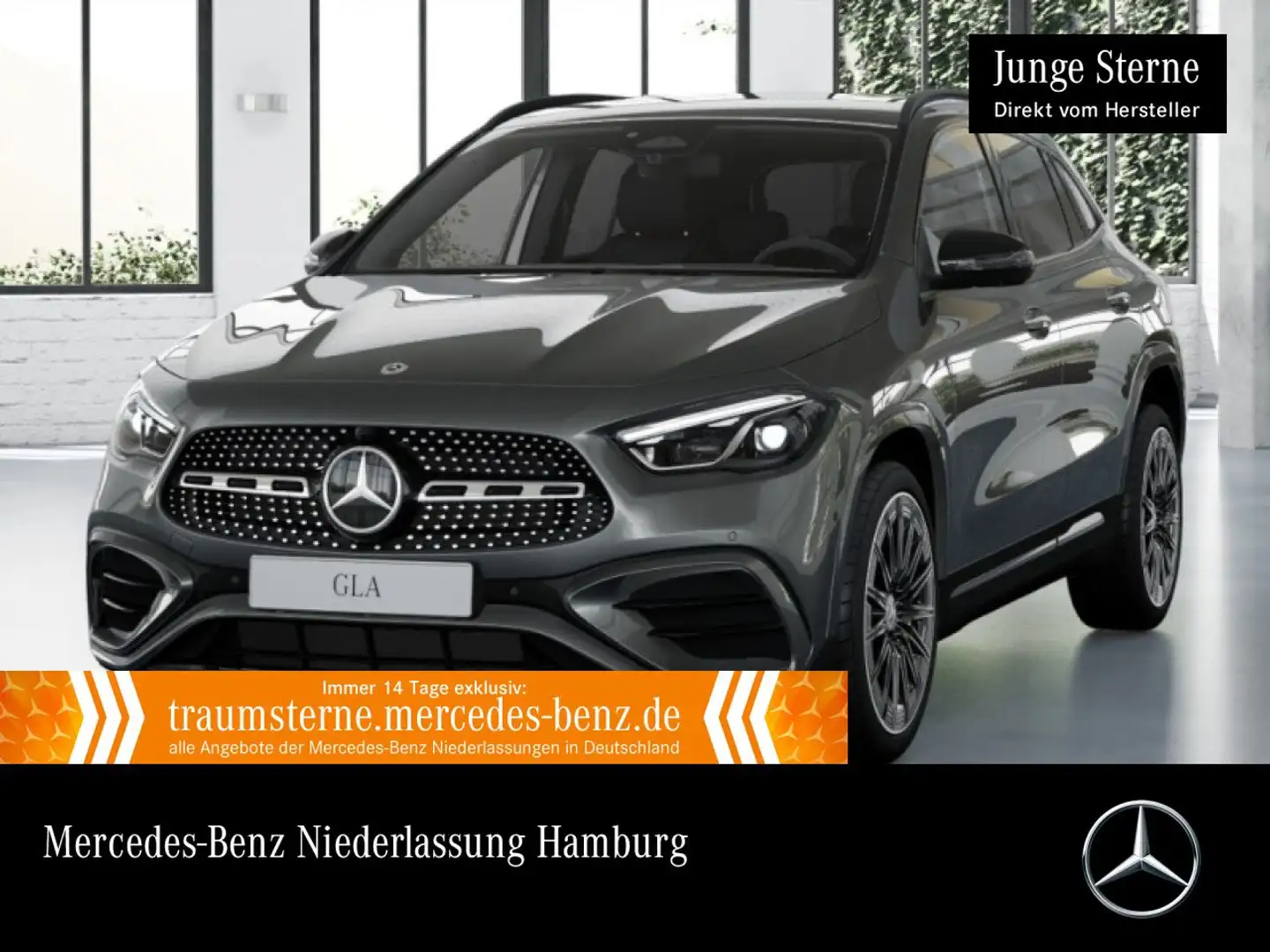 Mercedes-Benz GLA 250 e AMG+NIGHT+360°+AHK+MULTIBEAM+HUD+TOTW Grau - 1