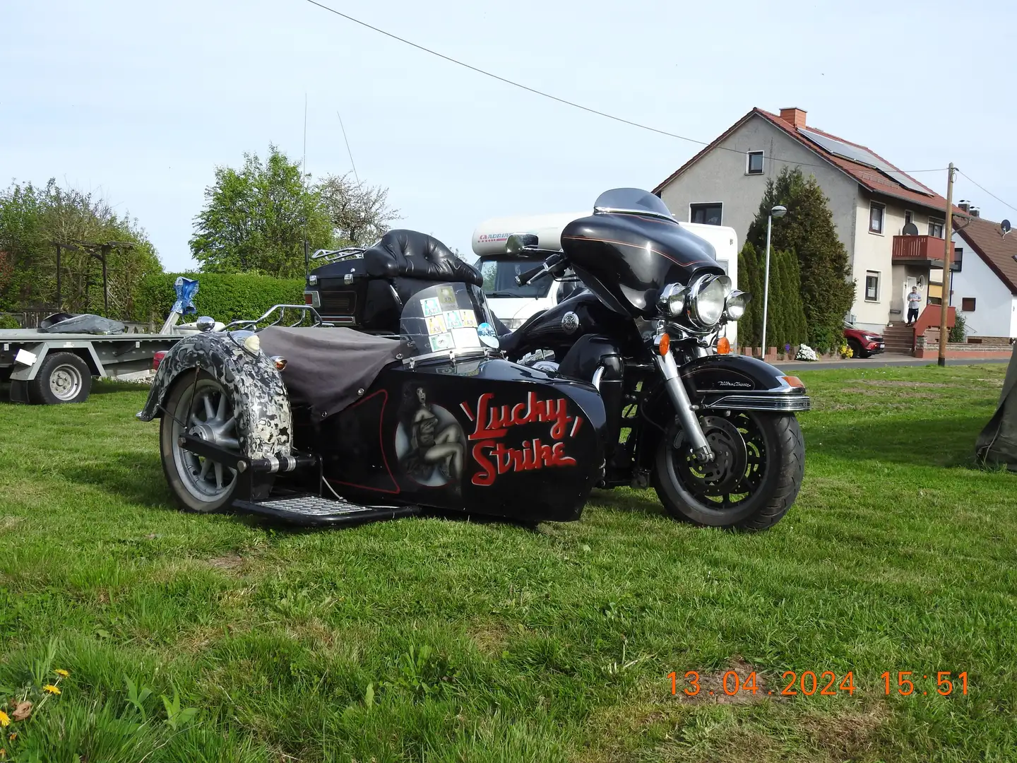 Harley-Davidson Electra Glide Sidecar Ultre Clasic  mit  umkehren Negro - 2