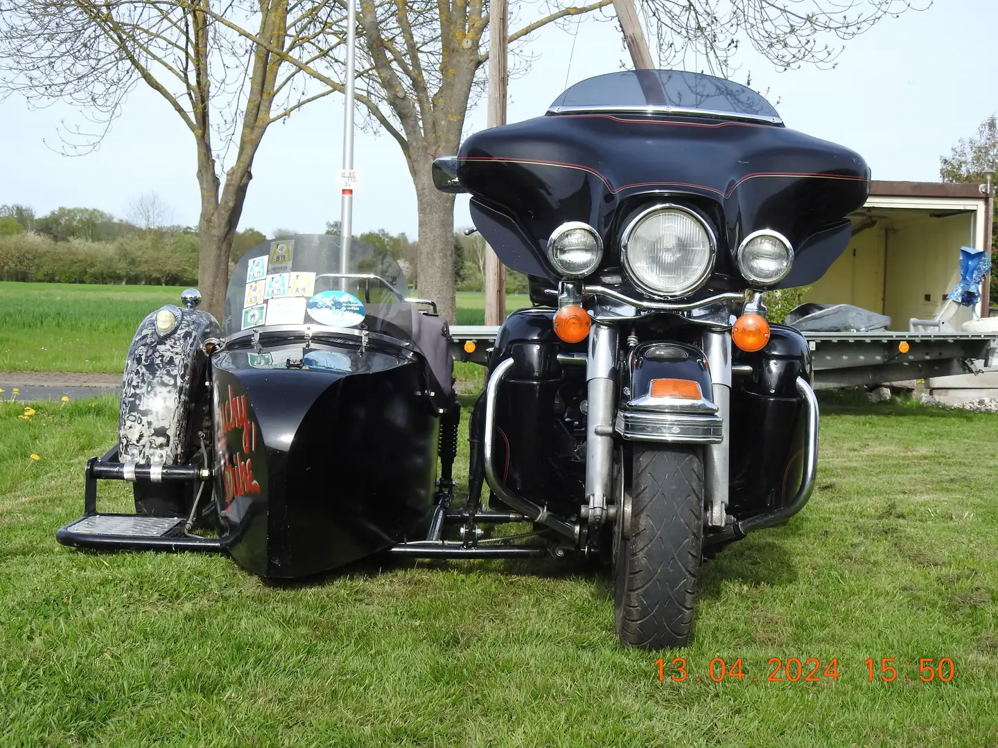 Harley-Davidson Electra Glide Sidecar Ultre Clasic  mit  umkehren Zwart - 1