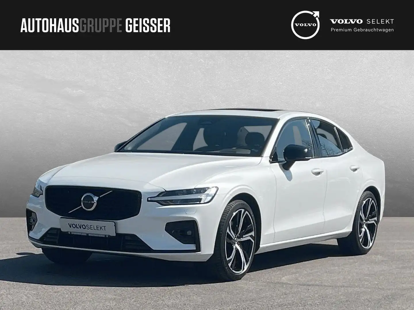 Volvo S60 B4 Mild-Hybrid Plus Dark ACC BLIS SD Weiß - 1