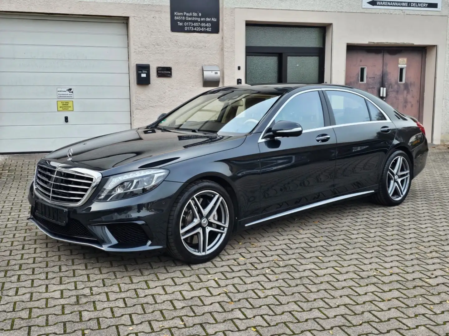 Mercedes-Benz S 63 AMG 4M LONG 1. HAND PANO MASSAGE BURMESTER Schwarz - 2
