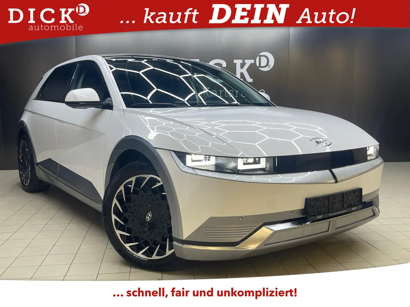 Hyundai IONIQ 5 Techniq WERKSG+PANO+LEDER+KAMER+ACC+WP+ Weiß - 1