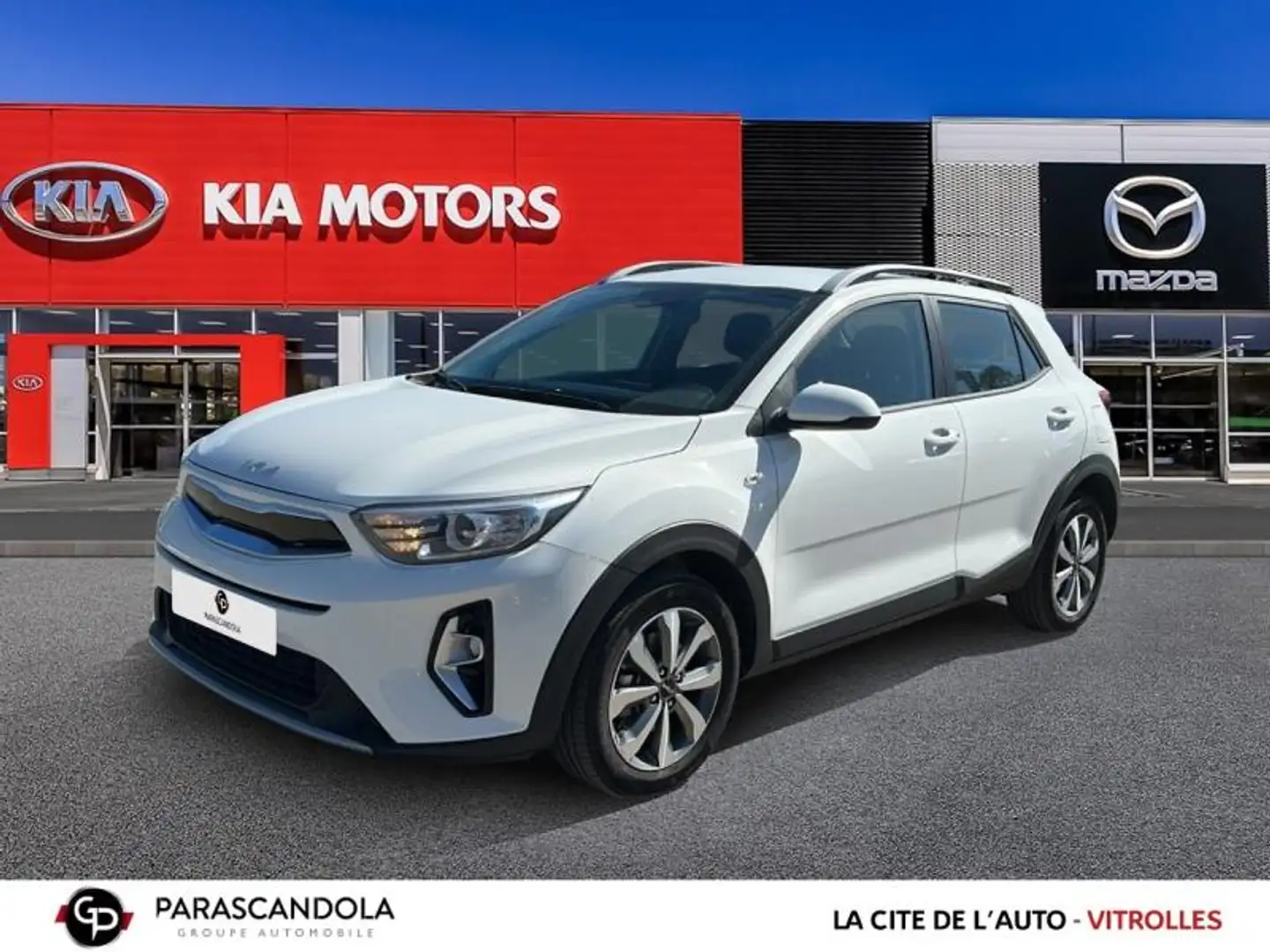 Kia Stonic 1.0 T-GDi 100ch Active Blanc - 1
