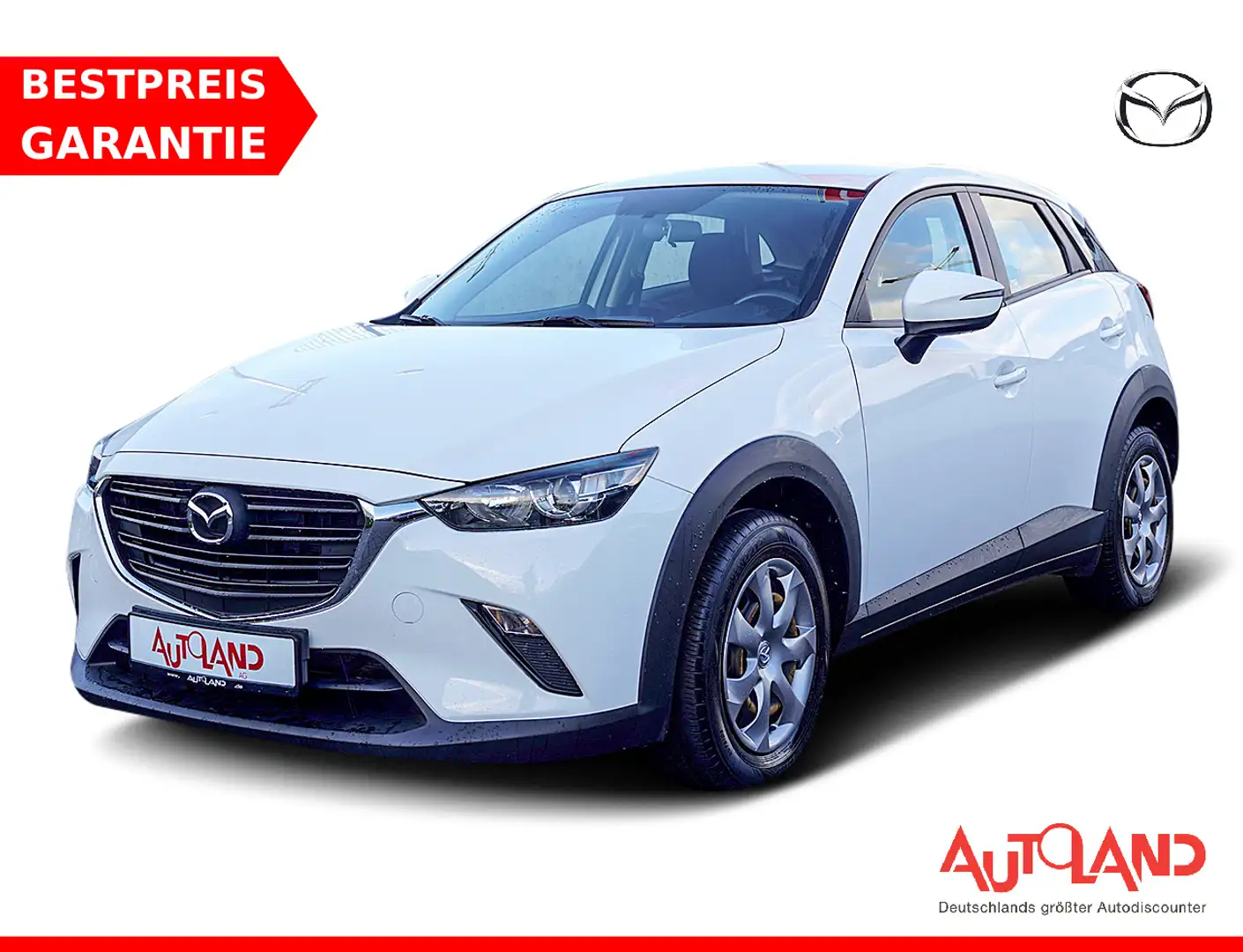 Mazda CX-3 2.0 Center-Line Tempomat Klima Bluetooth Weiß - 1