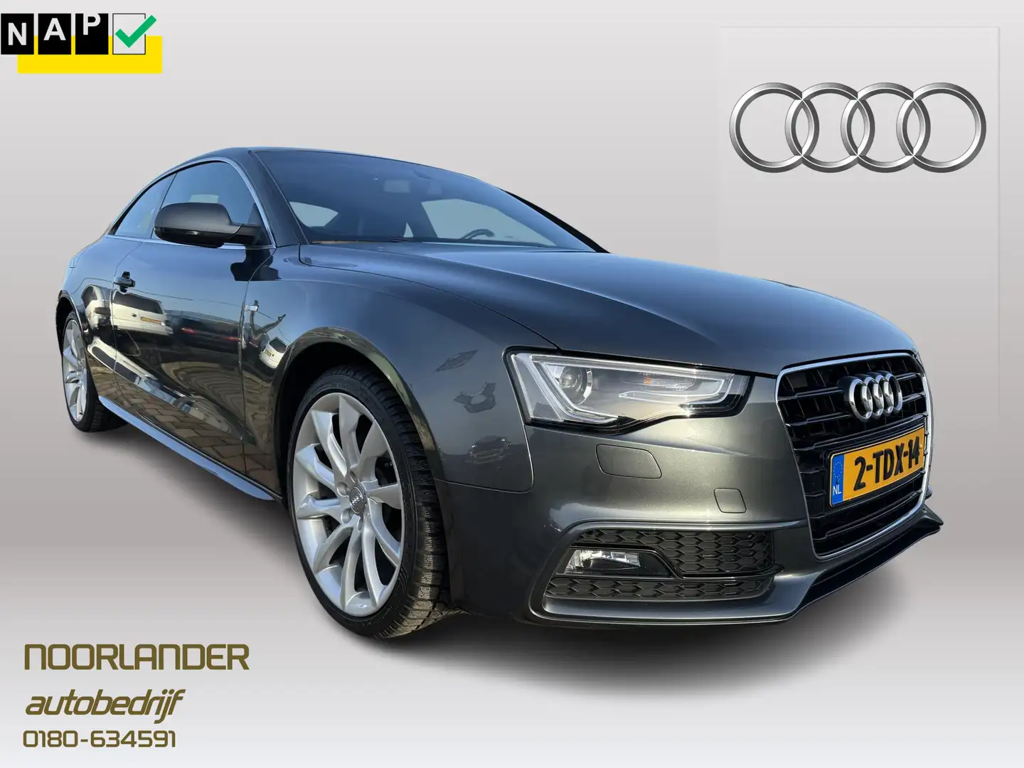 Audi A5 Coupé 1.8 TFSI Pro Line S Grijs - 1