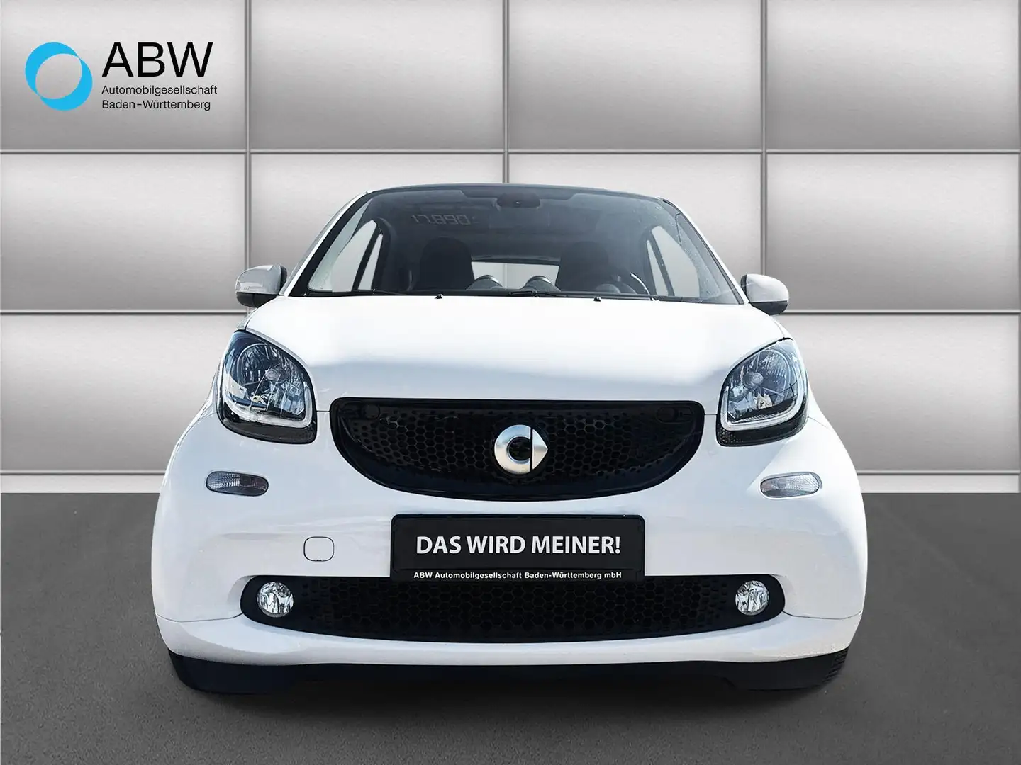 smart forTwo Basis 0.9 Turbo 66kW passion Panorama JBL Weiß - 2