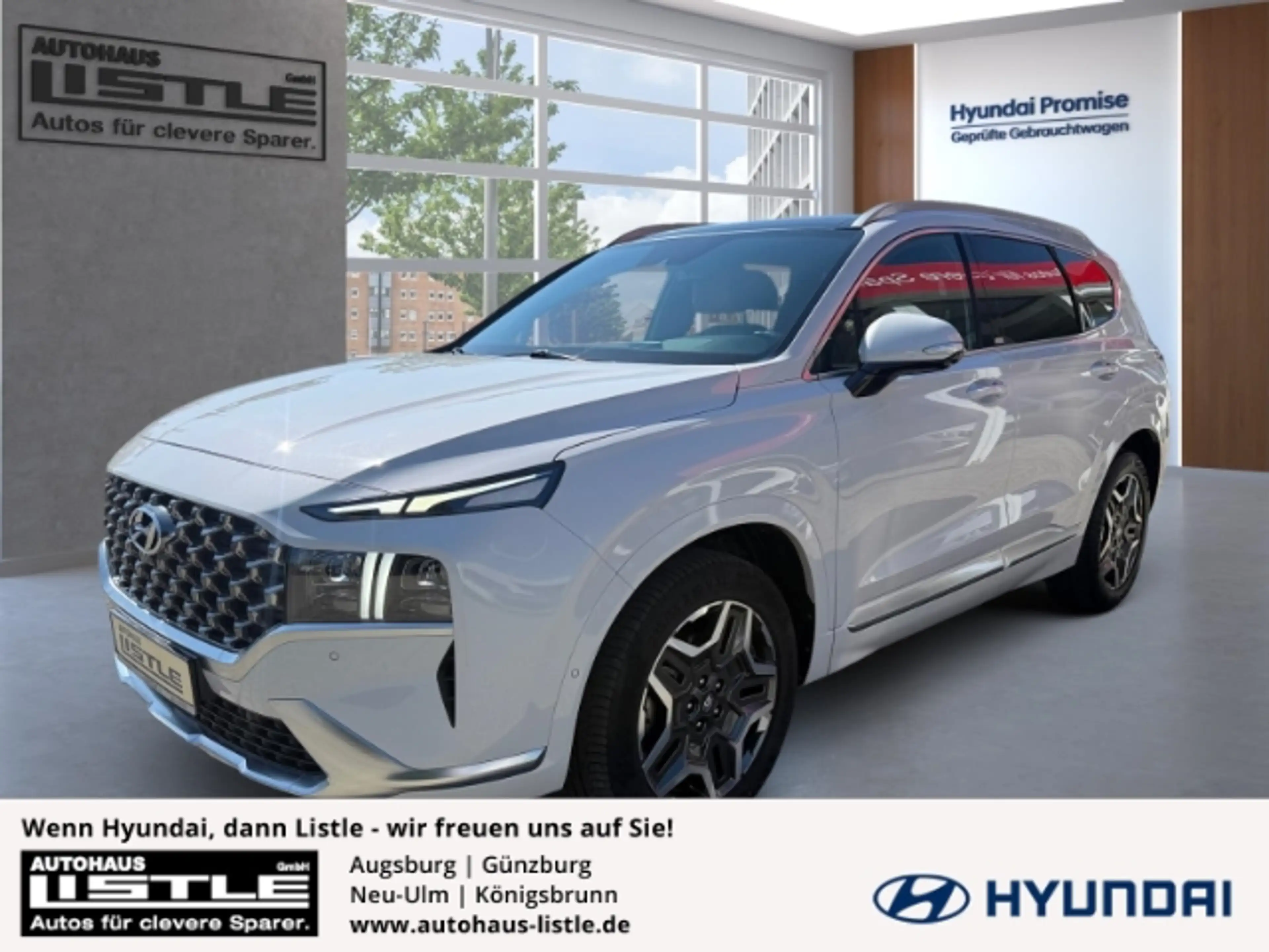 Hyundai SANTA FE 1.6 Signature PHEV +LEDER+KLIMA+NAVI+PDC+UVM