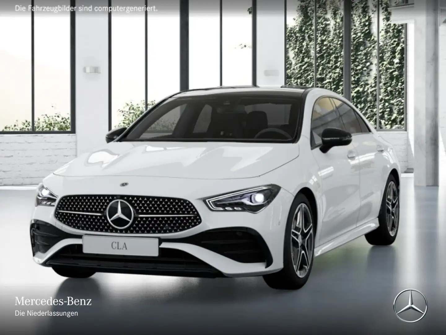Mercedes-Benz CLA 200 AMG+NIGHT+PANO+360°+LED+TOTW+KEYLESS+7G Blanc - 2