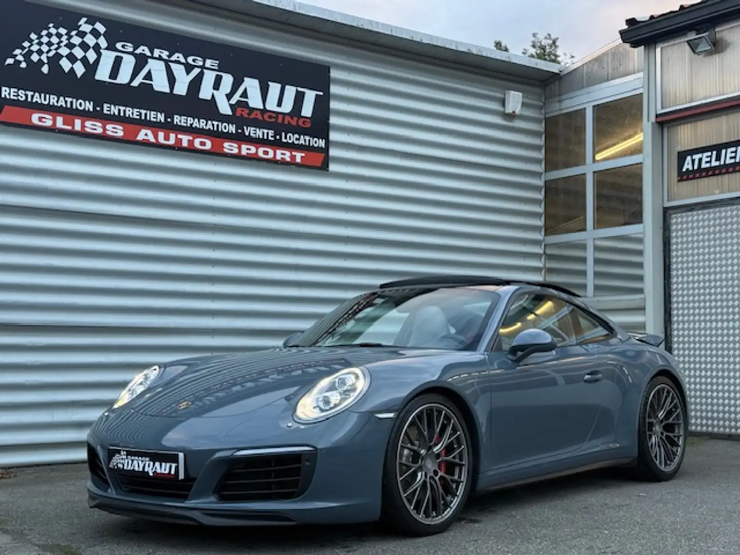 Porsche 991 991.2 3.0 420cv CARRERA 4S EXCLUSIVE "BLEU GRAPHITE" APPROVED Blau - 1
