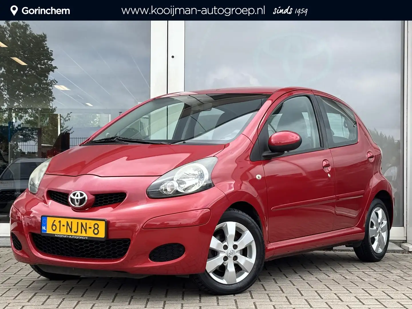 Toyota Aygo 1.0-12V Aspiration Red | Airco | Lichtmetalen velg Rouge - 1