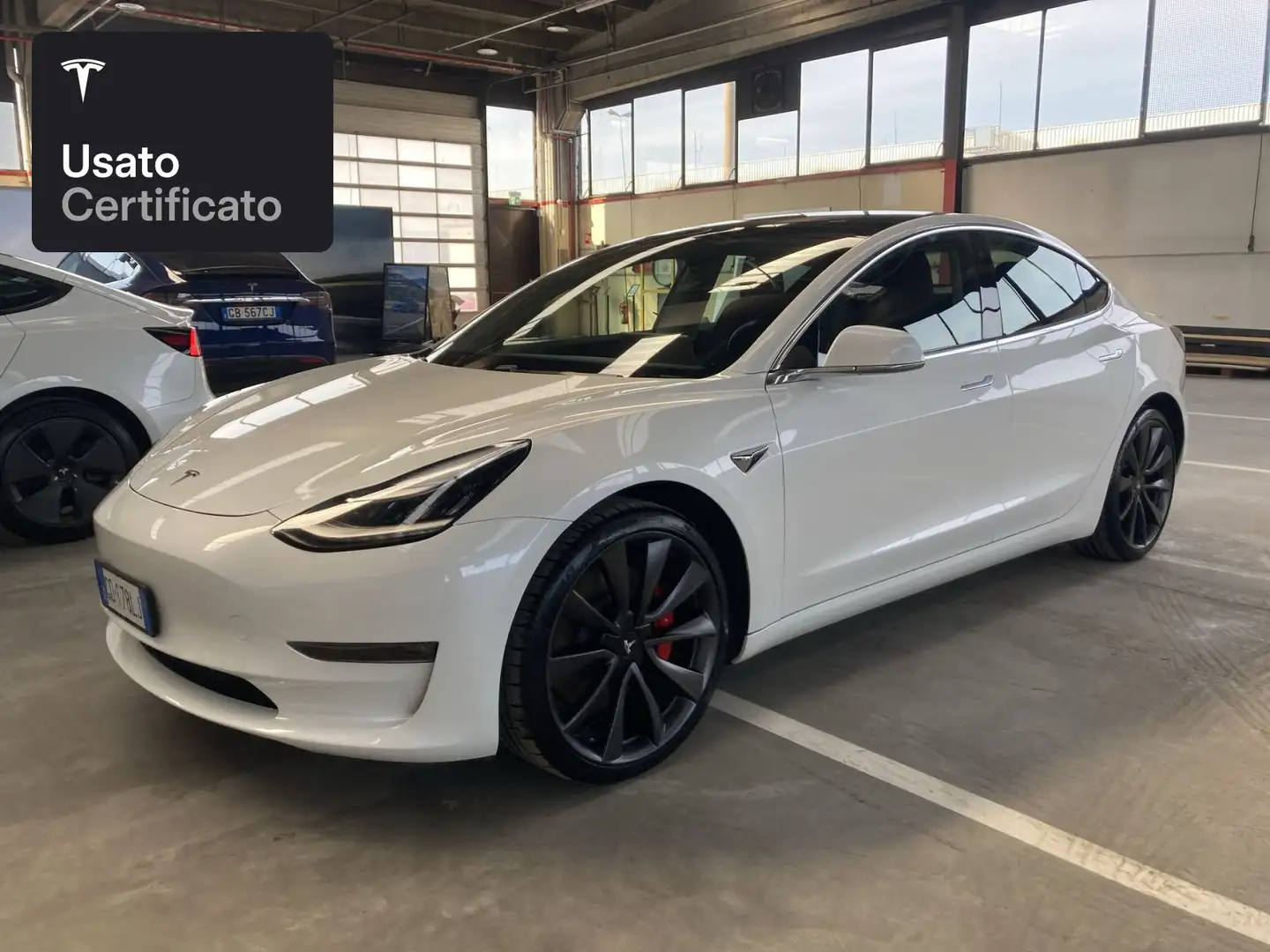 Tesla Model 3 Performance Bianco - 1