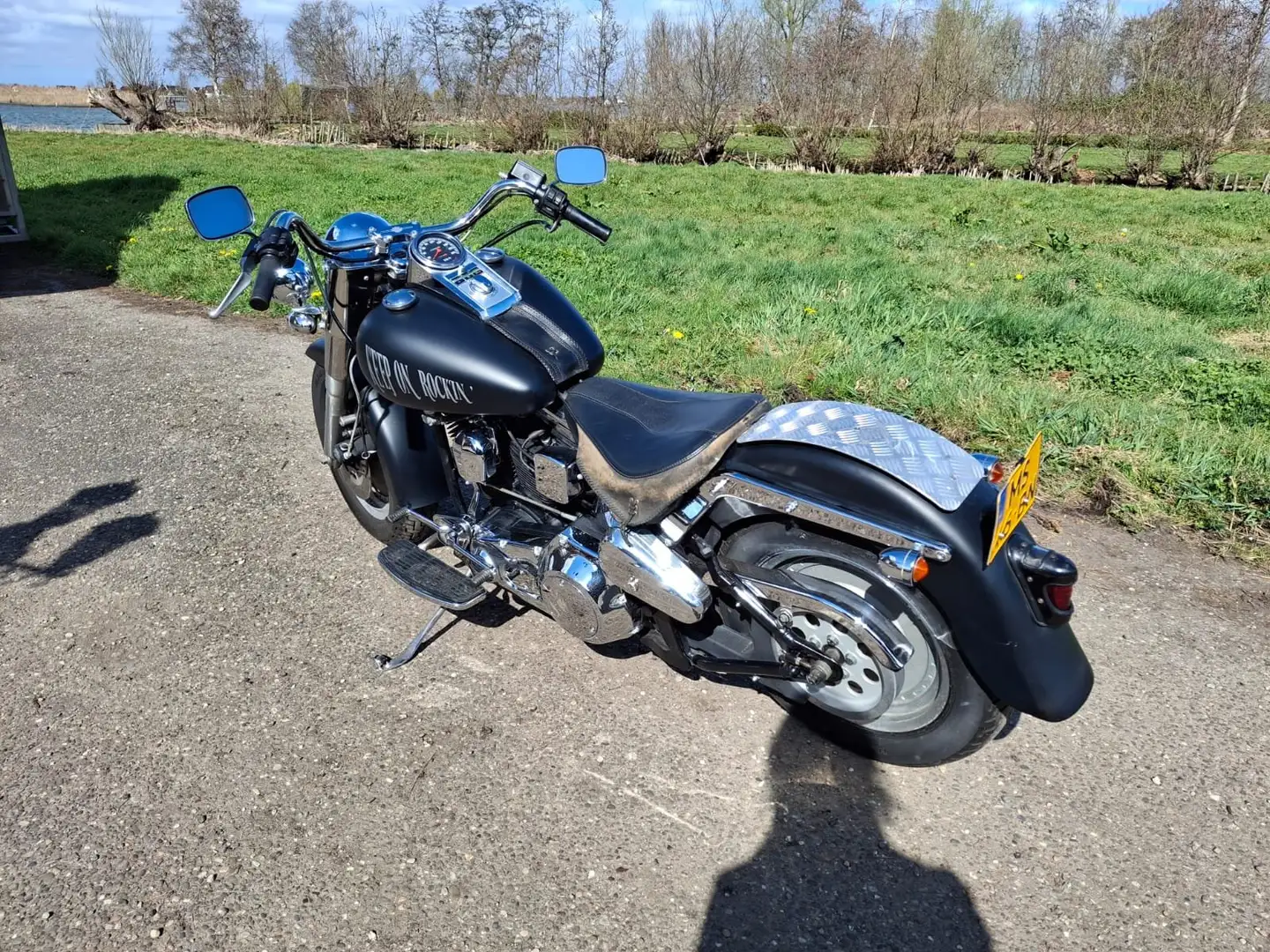 Harley-Davidson Fat Boy FLSTF Fat Boy EVO Negru - 2