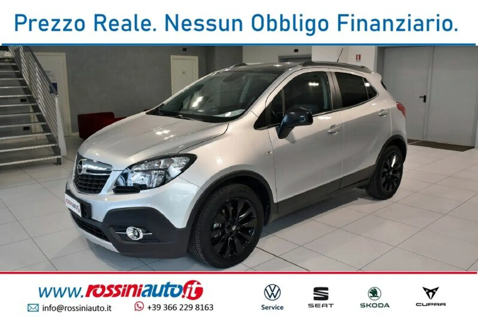 Opel Mokka 1.6 CDTI 136 CV COSMO 4X2 + NAVI + RETROCAMERA + B Zilver - 1