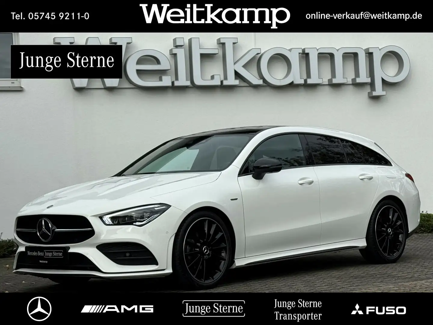 Mercedes-Benz CLA 200 CLA 200 d SB AMG+EDITION2020+AHK+Pano+360°+el.Kl Weiß - 1