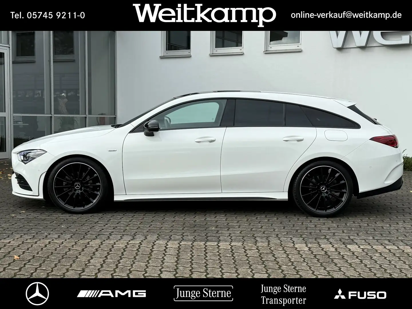 Mercedes-Benz CLA 200 CLA 200 d SB AMG+EDITION2020+AHK+Pano+360°+el.Kl Weiß - 2