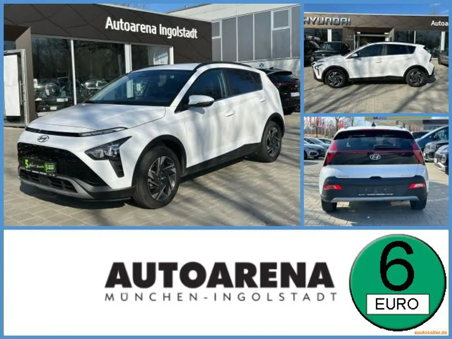 Hyundai BAYON 1.0 T-GDI Select Einparkhilfe hinten Bílá - 1