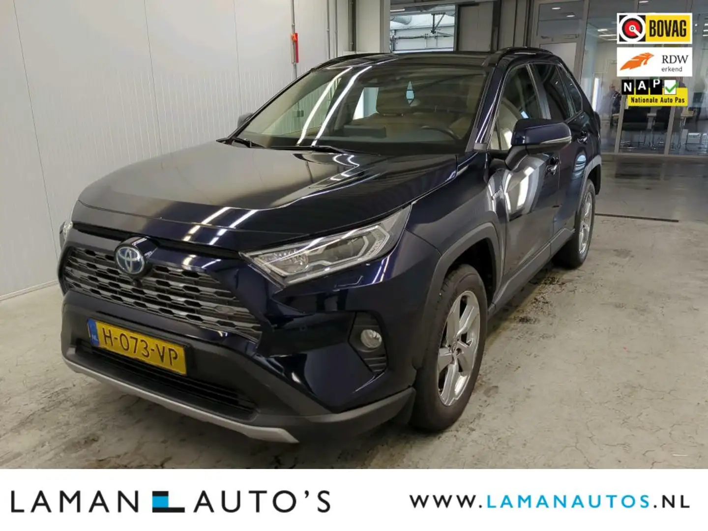Toyota RAV 4 2.5 Hybrid 218pk Executive Premium | Panoramadak L Blauw - 1