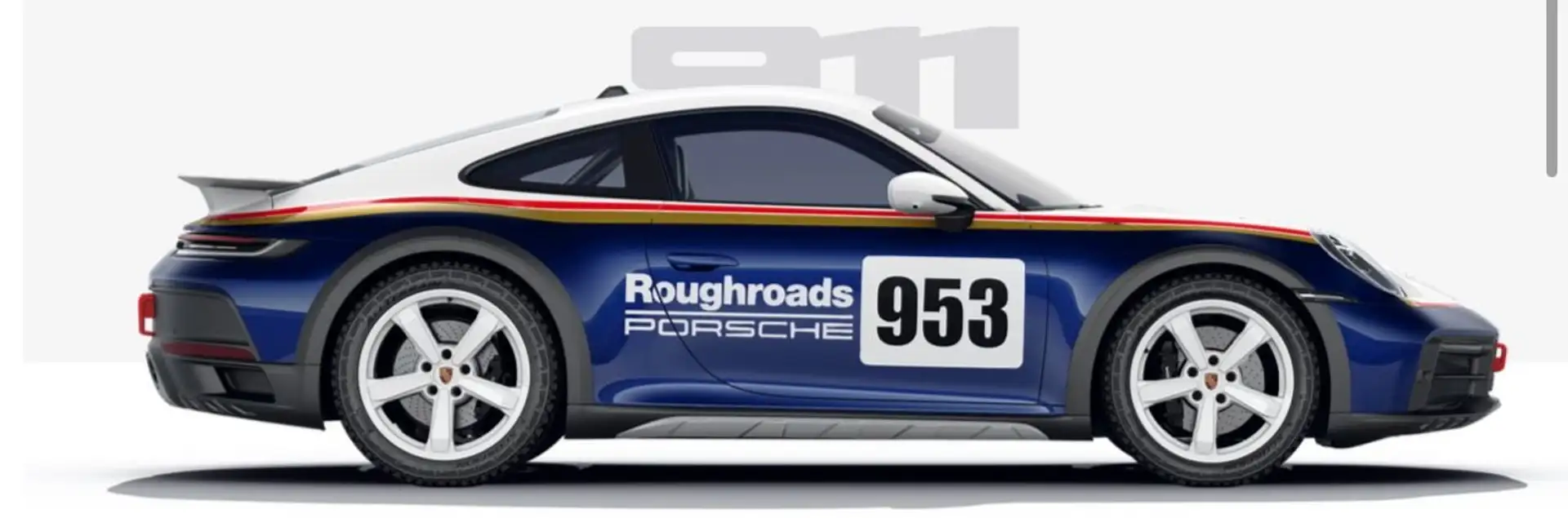 Porsche 992 911 DAKAR + PACCHETTO RALLYE DESIGN- NOVEMBRE Blu/Azzurro - 1