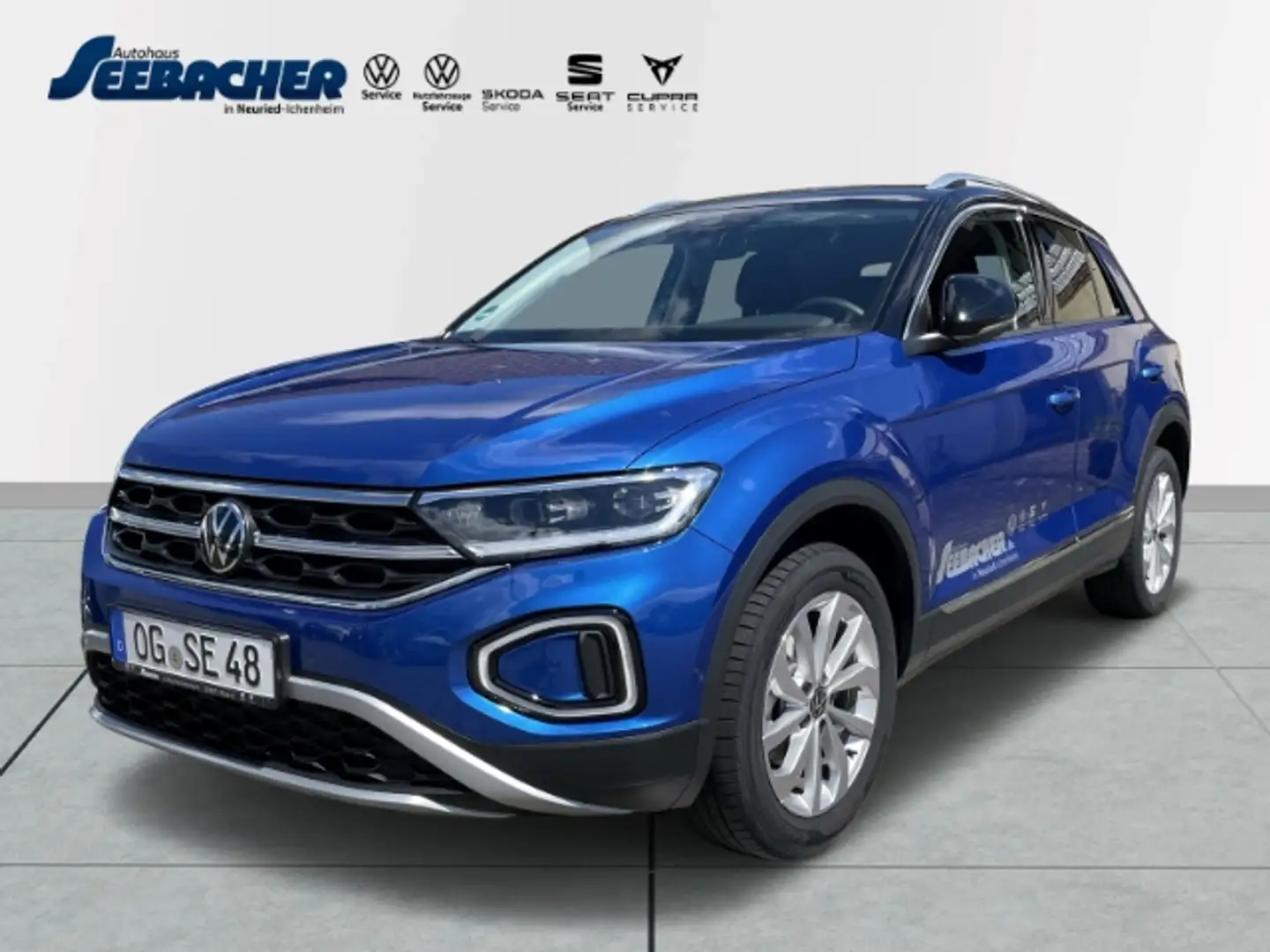 Volkswagen T-Roc *Style* 1,5 TSi DSG *IQ.Light*Navi* Azul - 1