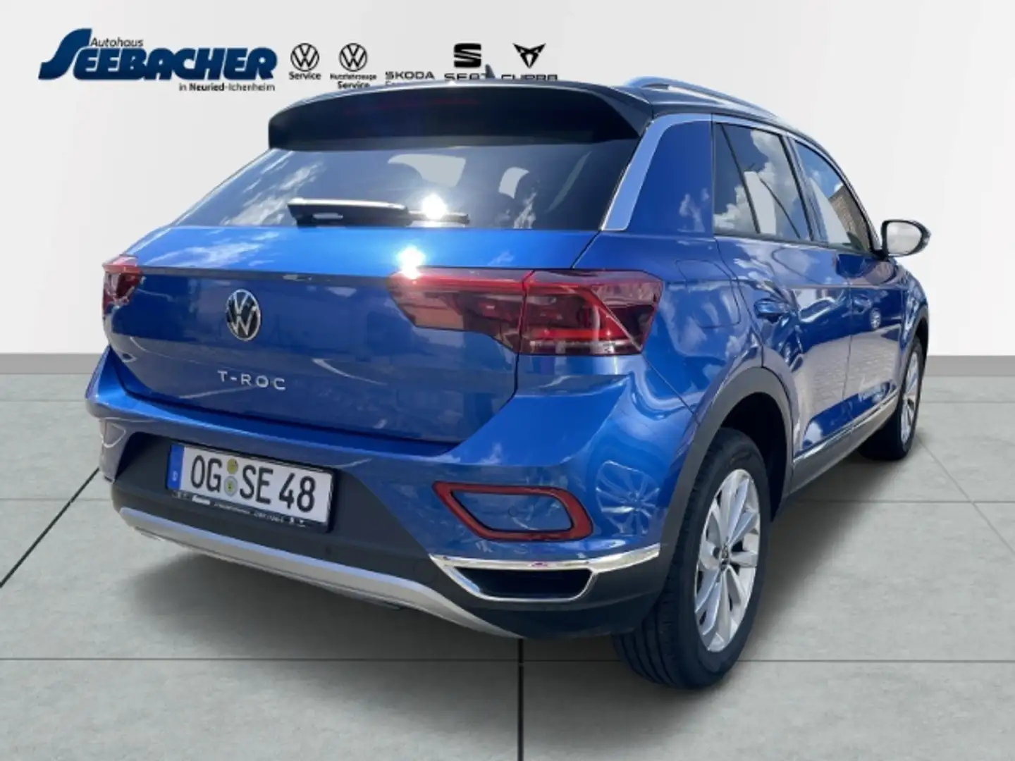 Volkswagen T-Roc *Style* 1,5 TSi DSG *IQ.Light*Navi* Azul - 2