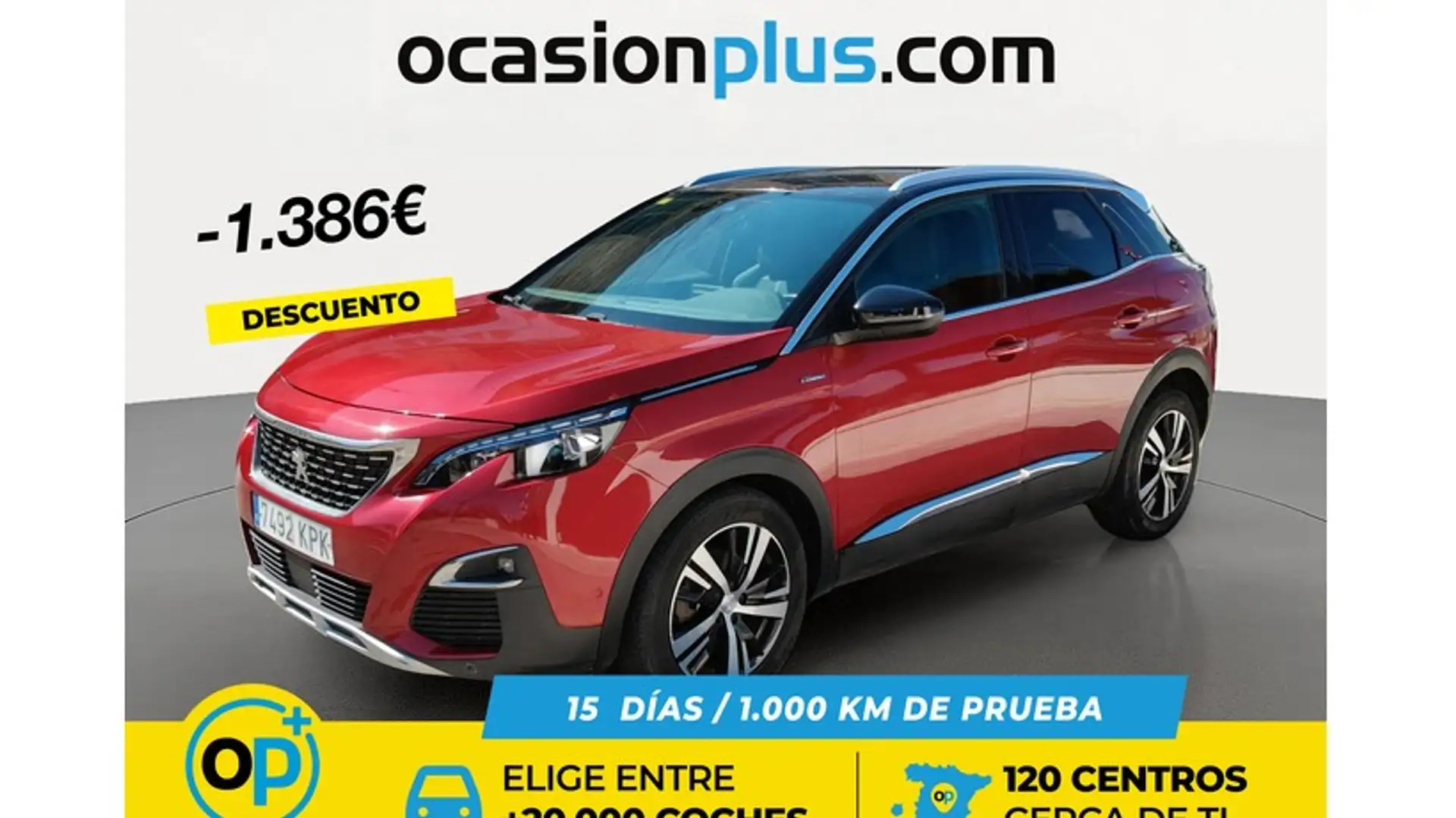 Peugeot 3008 1.5BlueHDi GT Line S&S 130 Rojo - 1