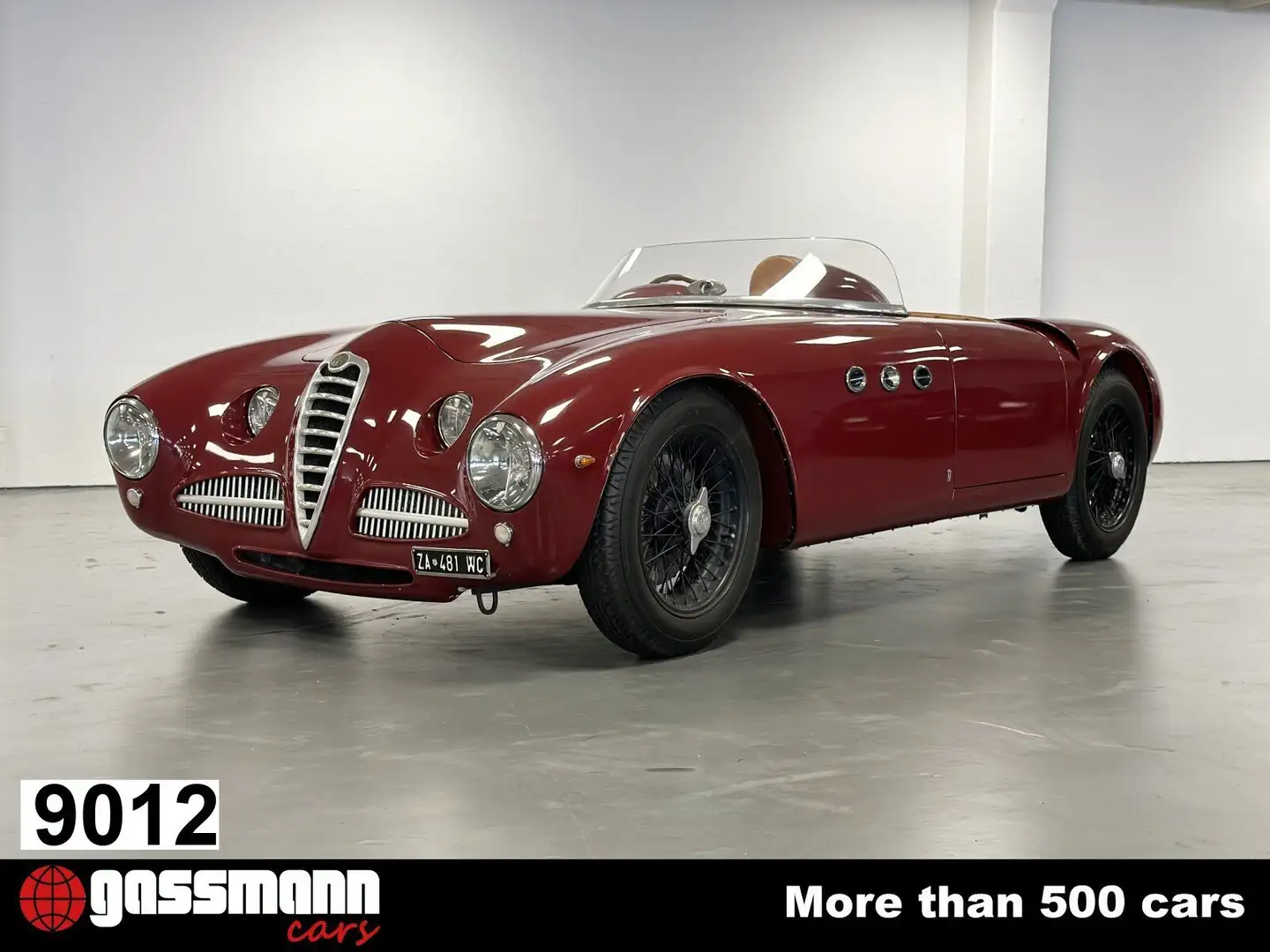 Alfa Romeo 412 Spider Vignale, 6 Zylinder SS-Motor - RHD Червоний - 1